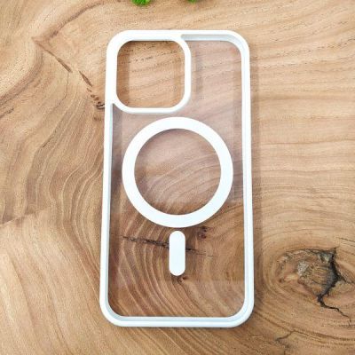 Чохол HOCO Smoke case with MagSafe для iPhone 13 Pro White(зас.тов.)