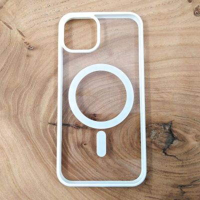 Чохол HOCO Smoke case with MagSafe для iPhone 13 White
