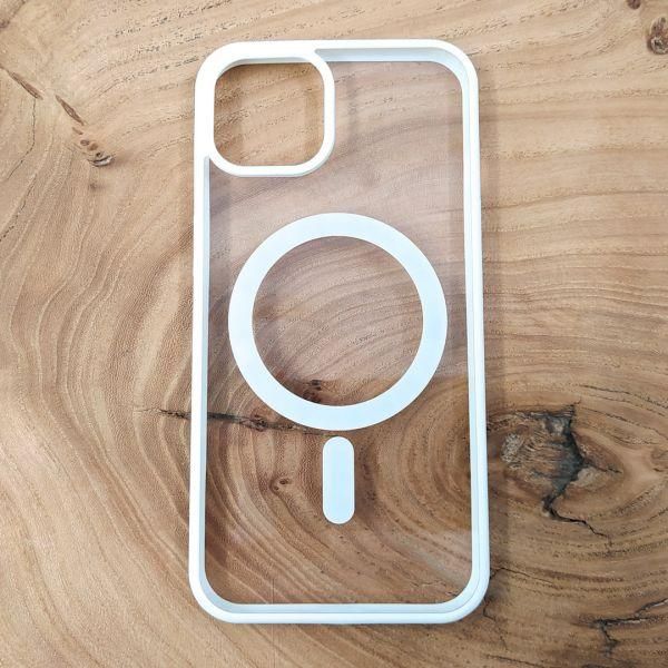 Чохол HOCO Smoke case with MagSafe для iPhone 13 White