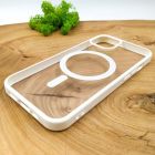 Чохол HOCO Smoke case with MagSafe для iPhone 13 White