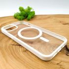 Чохол HOCO Smoke case with MagSafe для iPhone 13 White