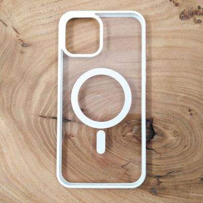 Чохол HOCO Smoke case with MagSafe для iPhone 12 Pro Max White