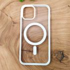 Чохол HOCO Smoke case with MagSafe для iPhone 12/12 Pro White(зас.тов.)