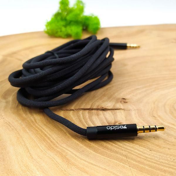 Аудіокабель Yesido YAU16 Aux 3.5 mm 4pin 3m