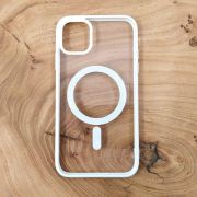 Чохол HOCO Smoke case with MagSafe для iPhone 11 White(зас.тов.)