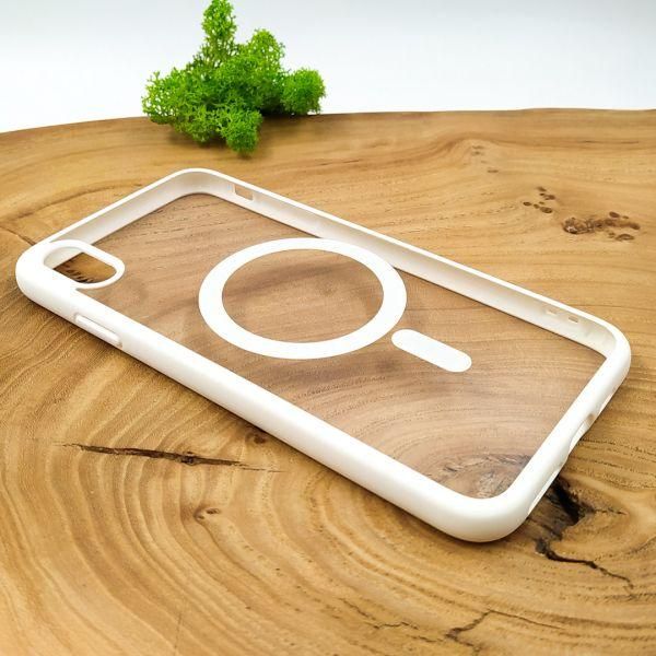 Чохол HOCO Smoke case with MagSafe для iPhone Xs Max White(зас.тов.)
