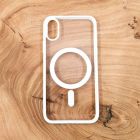 Чохол HOCO Smoke case with MagSafe для iPhone X/Xs White