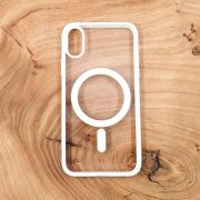 Чохол HOCO Smoke case with MagSafe для iPhone X/Xs White
