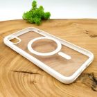 Чохол HOCO Smoke case with MagSafe для iPhone X/Xs White