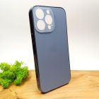 Матовий скляний чохол Glass case для iPhone 13 Pro Sierra Blue(зас.тов.)