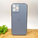 Матовий скляний чохол Glass case для iPhone 12 Pro Max Sierra Blue(зас.тов.)