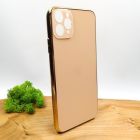 Матовий скляний чохол Glass case для iPhone 11 Pro Max Gold(зас.тов.)