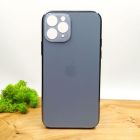 Матовий скляний чохол Glass case для iPhone 11 Pro Sierra Blue(зас.тов.)