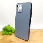 Матовий скляний чохол Glass case для iPhone 11 Pro Sierra Blue(зас.тов.)