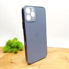 Матовий скляний чохол Glass case для iPhone 11 Pro Sierra Blue(зас.тов.)