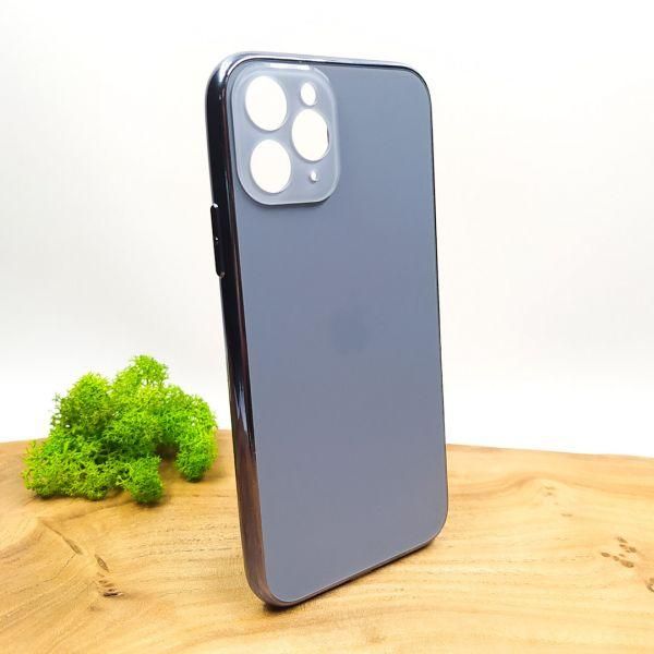 Матовий скляний чохол Glass case для iPhone 11 Pro Sierra Blue(зас.тов.)