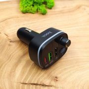 Автомобільний FM-модулятор Hoco E62 Type-C/USB/PD/QC 20W Black