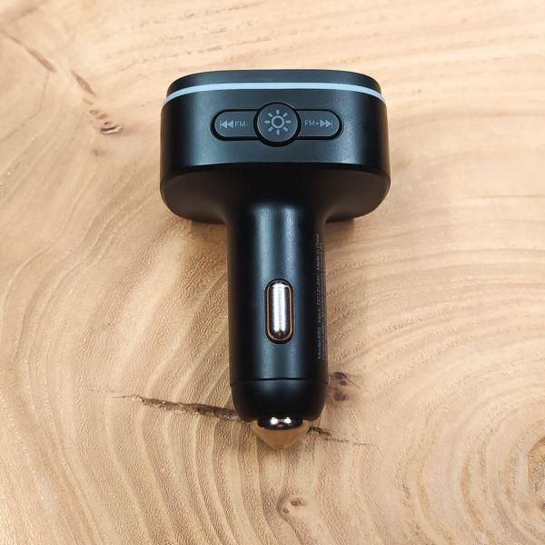 Автомобільний FM-модулятор Hoco E62 Type-C/USB/PD/QC 20W Black