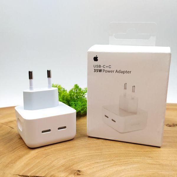 Зарядний пристрій для Apple iPhone/iPad 35 W 2 Type-C(зас.тов.)