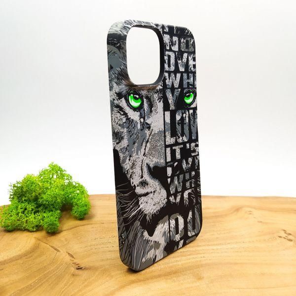 Люмінесцентний чохол LUXO FACE KING LION iPhone 14(зас.тов.)