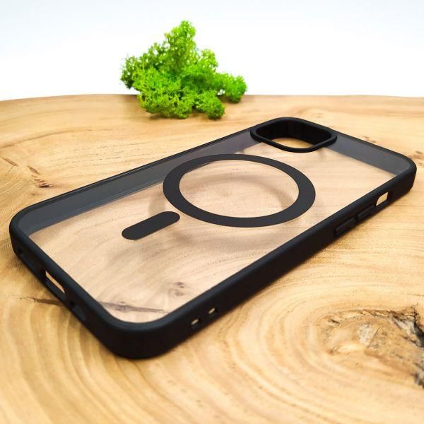 Чохол HOCO Smoke case with MagSafe для iPhone 13 Black