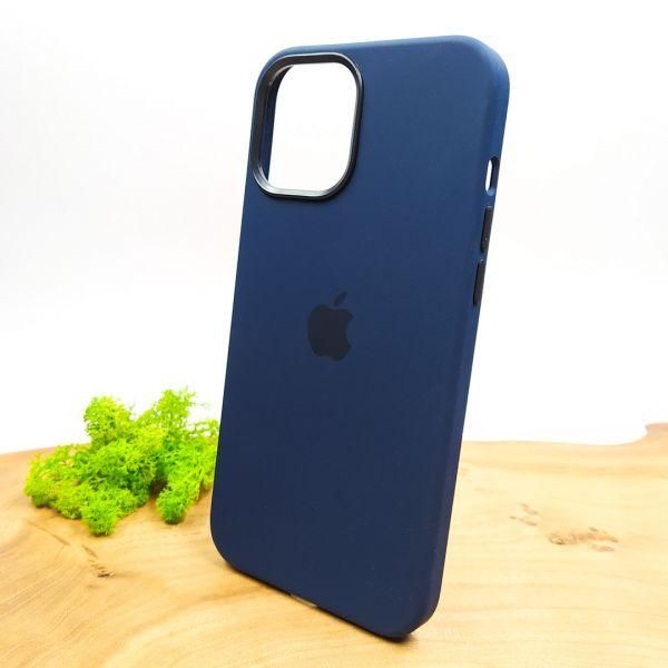 Чохол  Silicone Case with MagSafe для iPhone 12 Pro Max Deep Navy