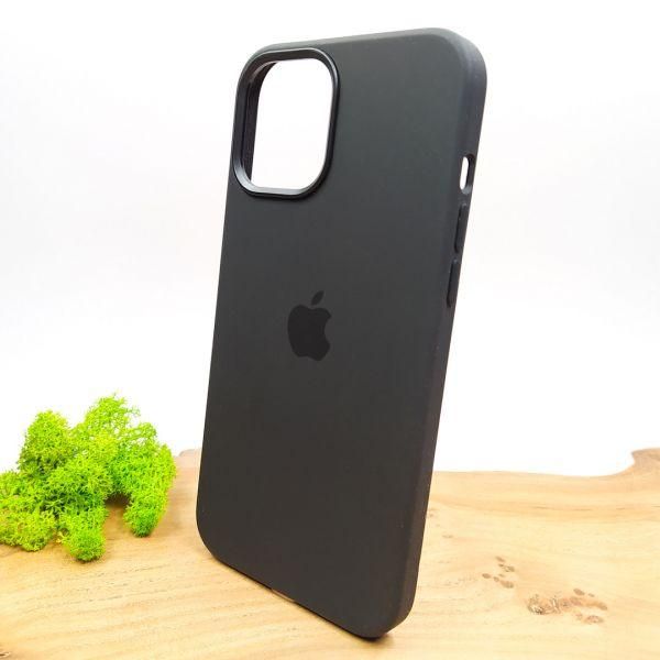 Чохол  Silicone Case with MagSafe для iPhone 12 Pro Max Black