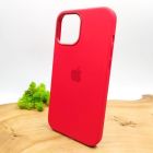 Чохол  Silicone Case with MagSafe для iPhone 12 Pro Max Red(зас.тов.)