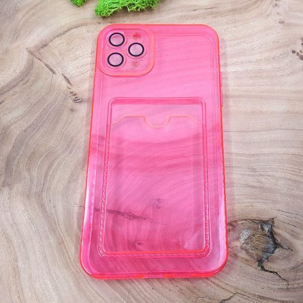 Чохол із кишенею для картки iPhone 11 Pro Max Pink