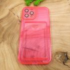 Чохол із кишенею для картки iPhone 12 Pro Pink