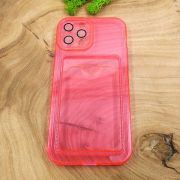 Чохол із кишенею для картки iPhone 12 Pro Pink