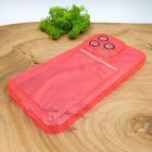 Чохол із кишенею для картки iPhone 13 Pro Pink(зас.тов.)