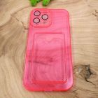 Чохол із кишенею для картки iPhone 13 Pro Max Pink(зас.тов.)