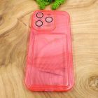 Чохол із кишенею для картки iPhone 14 Pro Pink