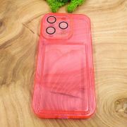 Чохол із кишенею для картки iPhone 14 Pro Pink