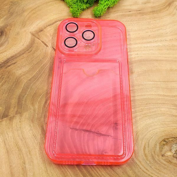 Чохол із кишенею для картки iPhone 14 Pro Pink