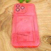 Чохол із кишенею для картки iPhone 14 Pro Max Pink(зас.тов.)