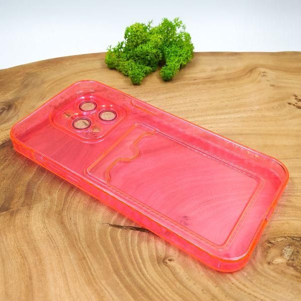 Чохол із кишенею для картки iPhone 14 Pro Max Pink(зас.тов.)