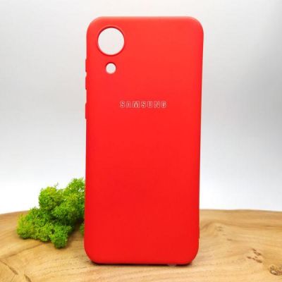 Чохол Silicone Case для Samsung A03 Core 4G Red