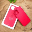 Шкіряний Чохол Molan Leather Case для iPhone 12 Mini Red(зас.тов.)