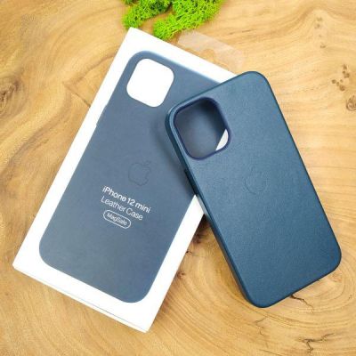 Шкіряний Чохол Molan Leather Case для iPhone 12 Mini Blue(зас.тов.)