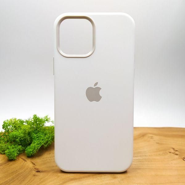 Чохол  Silicone Case with MagSafe для iPhone 12/12 Pro White