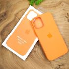 Чохол  Silicone Case with MagSafe для iPhone 12/12 Pro Kumquat(зас.тов.)