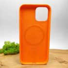 Чохол  Silicone Case with MagSafe для iPhone 12/12 Pro Kumquat(зас.тов.)