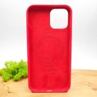 Чохол  Silicone Case with MagSafe для iPhone 12/12 Pro Red(зас.тов.)