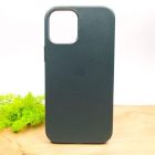 Шкіряний Чохол Molan Leather Case для iPhone 12 Mini Pine Green(зас.тов.)