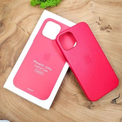 Шкіряний Чохол Molan Leather Case для iPhone 12 Pro Red(зас.тов.)