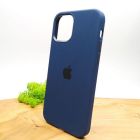 Чохол  Silicone Case with MagSafe для iPhone 12/12 Pro Deep Navy
