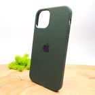 Чохол  Silicone Case with MagSafe для iPhone 12/12 Pro Cyprus Green(зас.тов.)