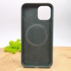 Чохол  Silicone Case with MagSafe для iPhone 12/12 Pro Cyprus Green(зас.тов.)
